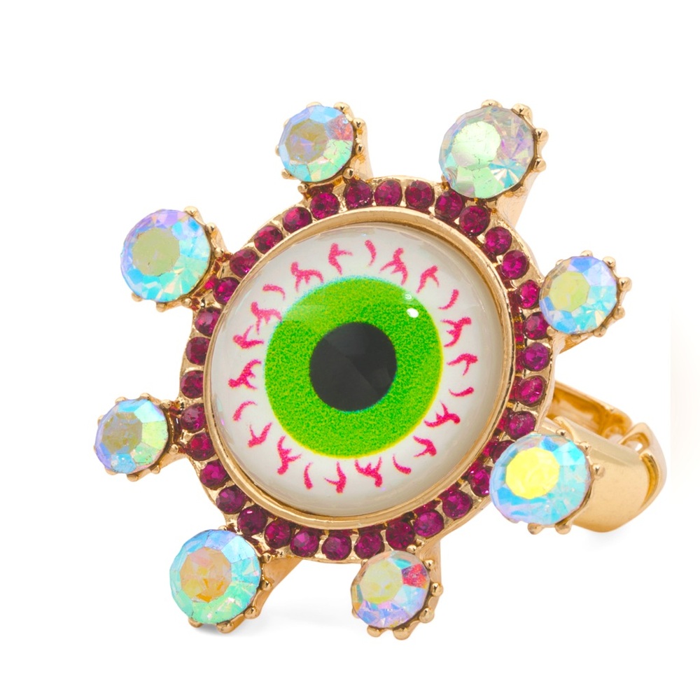 Betsey Johnson Spooky Eyeball Ring